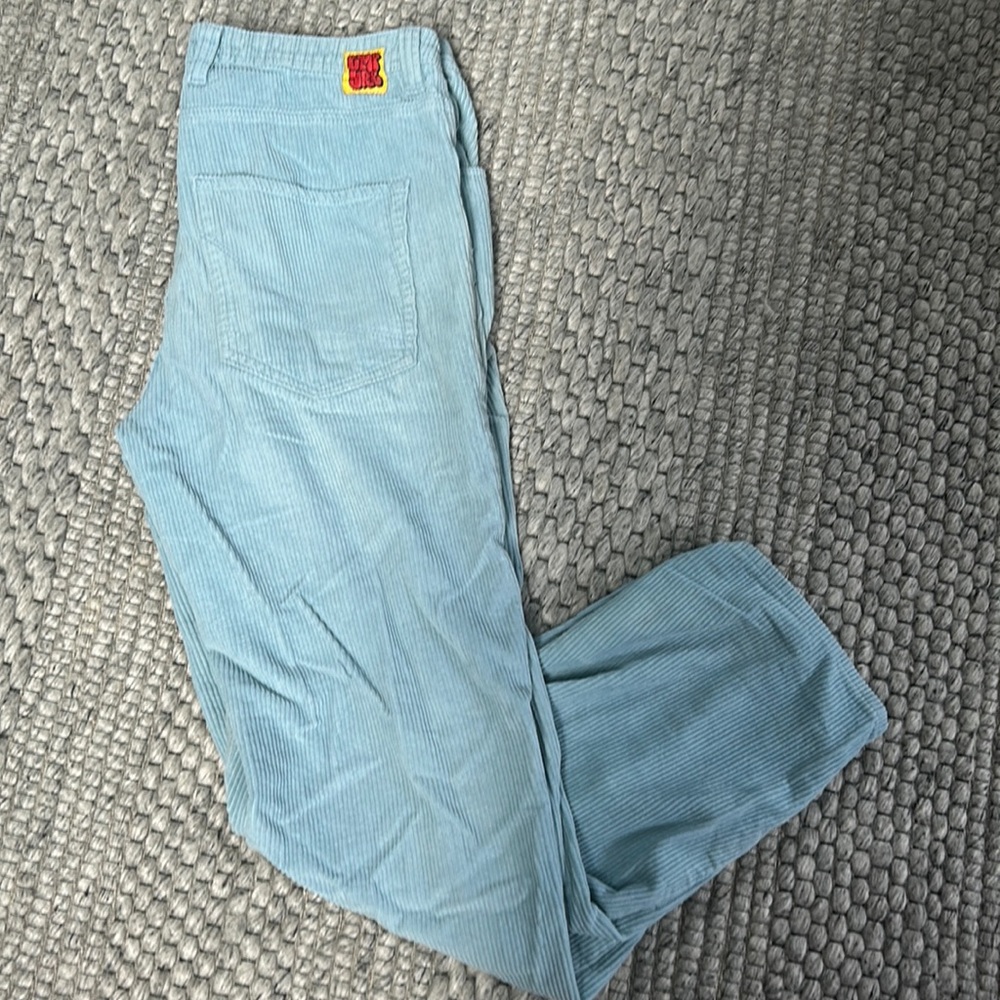 light Blue corduroy empyre baggy skate pants